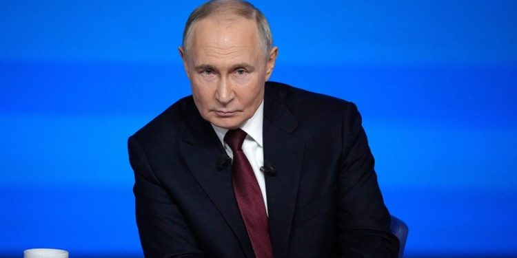 Putin says Russia won’t launch new attacks on other countries ‘if you treat us with respect’
